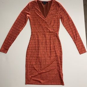 French connection coral dress